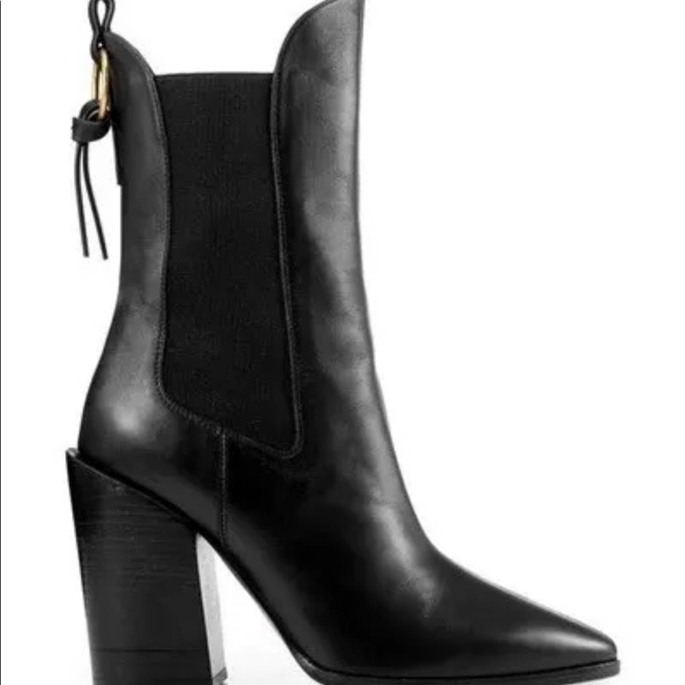 FRAME Women’s Le Manhattan Chelsea Bootie Color Black Size 36.5
